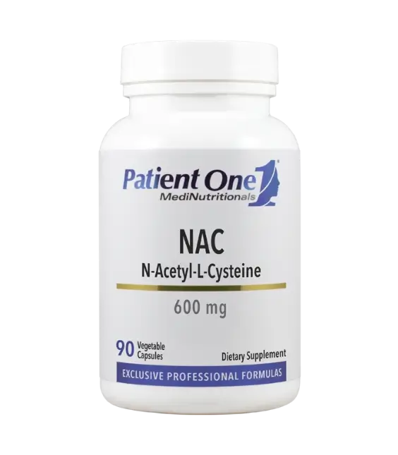 Patient One NAC (N-Acetyl-L-Cysteine) | 600 mg, 90 vegetable capsules