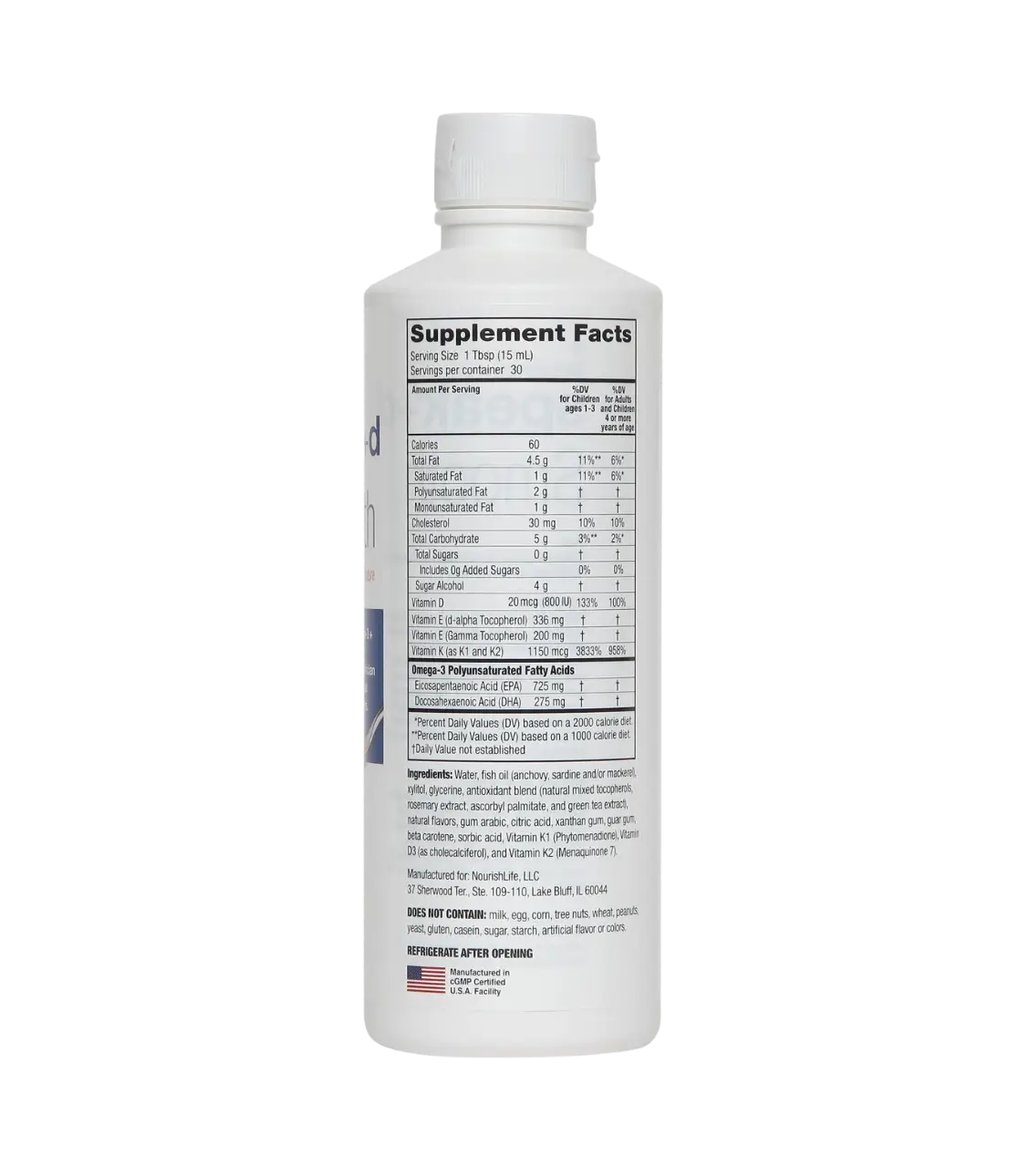 Lifetrients Speak+d Smooth (omega-3 + vitamin E) | 450mL - Imagem 2