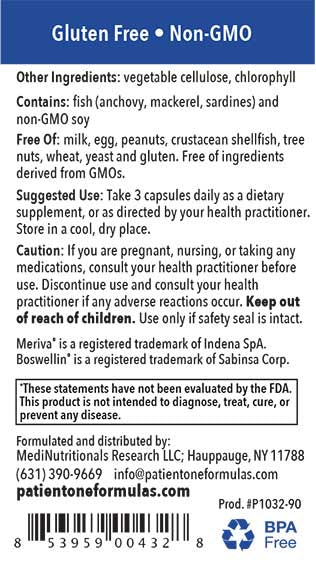 Patient One Enflamen | 90 liquid vegetable capsules