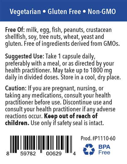 Patient One Alpha Lipoic Acid | 600 mg, 60 vegetable capsules