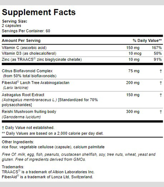 Patient One Immune Maintenance | 120 vegetable capsules
