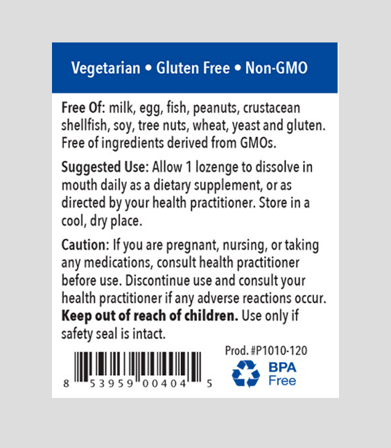 Patient One B-12 Methylcobalamin Lozenges | 120 lozenges
