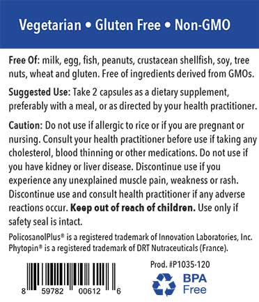 Patient One Cholest-Plex | 120 vegetable capsules