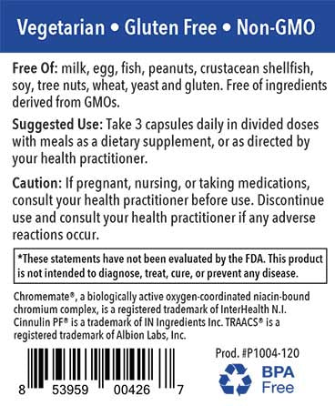 Patient One Glucose Care | 120 vegetable capsules