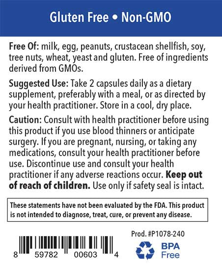 Patient One Metabolic Care | 240 gelatin capsules