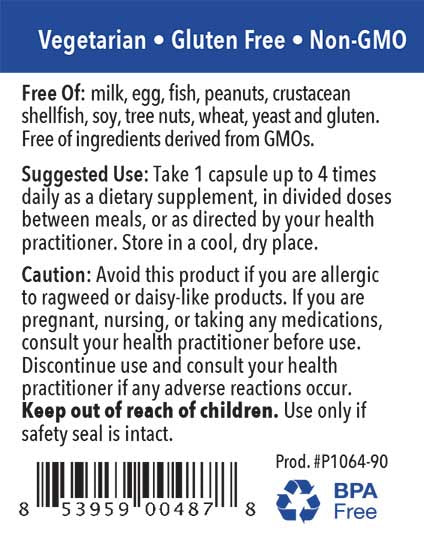 Patient One Milk Thistle Extract | 250 mg, 90 vegetable capsules