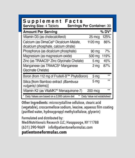 Patient One OsteoOne | 120 softgels