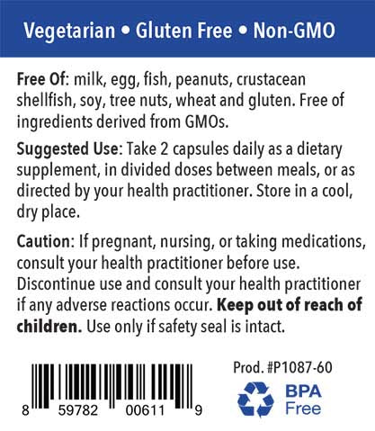 Patient One Saccharomyces boulardii | 5 billion CFU, 60 vegetable capsules