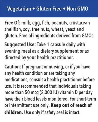 Patient One Vitamina D3 10.000 UI | 120 vegetable capsules