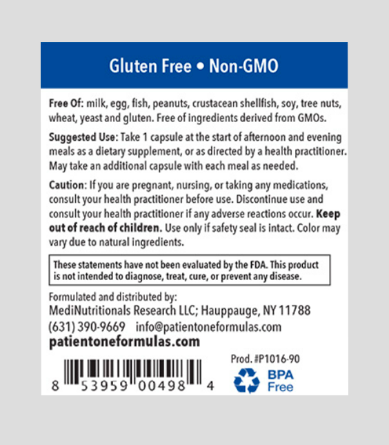 Patient One GI-One | 90 vegetable capsules