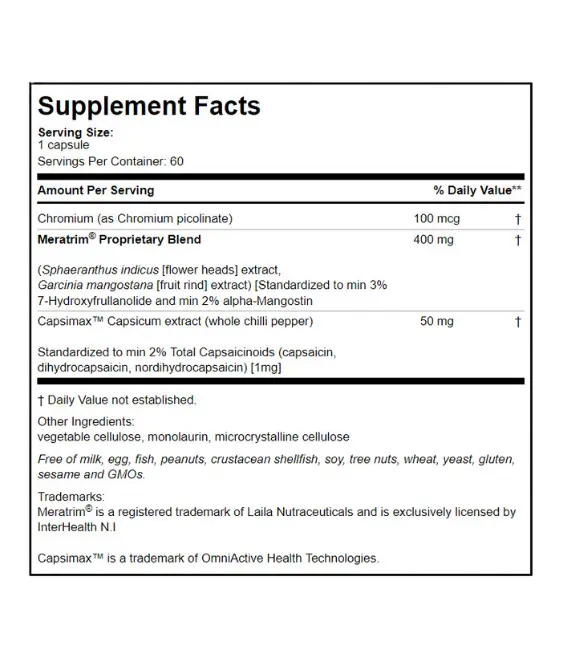 Patient One MediLean | 60 vegetable capsules - Imagem 2